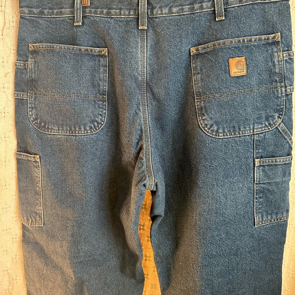 Carhartt Men's Relaxed Fit Denim Jeans LINED